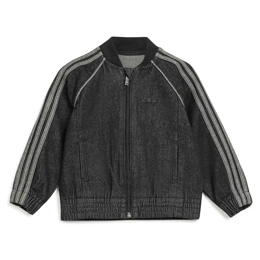 Джинсовая куртка Adidas Originals SST Track, черный
