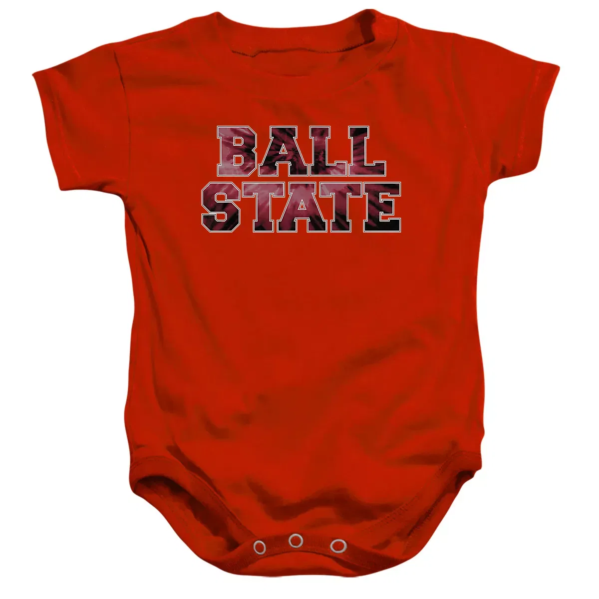 Детский боди-комбинезон с принтом Tie-Dye Infant Snap Suit NCAA, Red