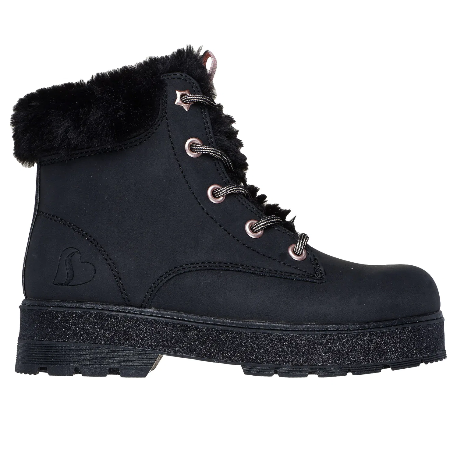 Детские зимние сапоги с блестками Skechers Street Glitz, Schwarz