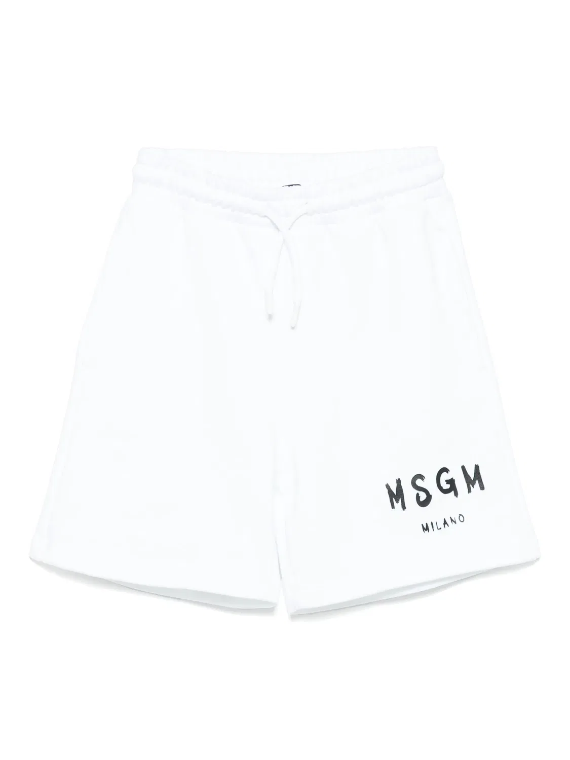 Шорты из 100% хлопка для мальчиков MSGM, белый