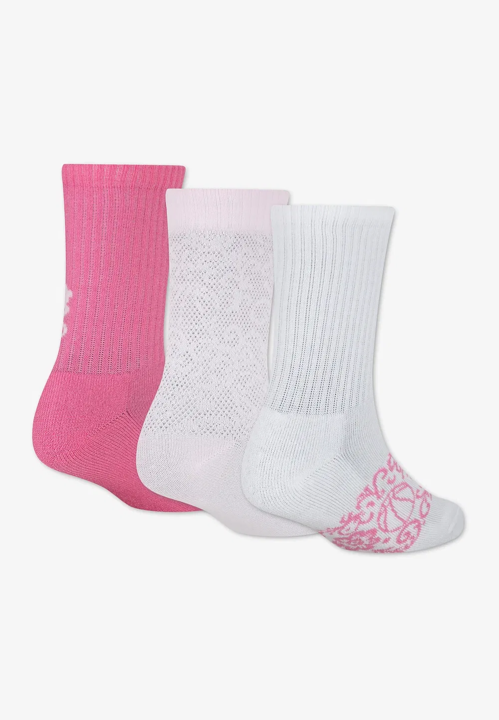 3 пары носков Jordan, Gym Pink/White — фото 2