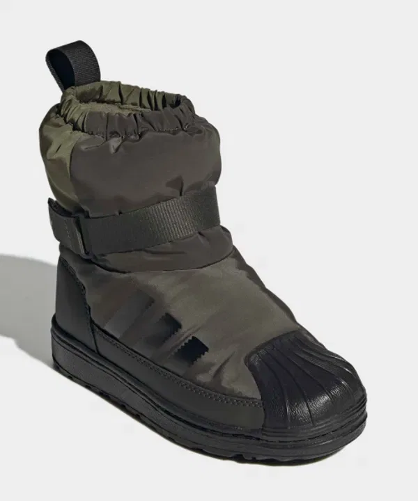 Ботинки Superstar 360 Winterize для детей, Adidas Kids, оливковый — фото 3