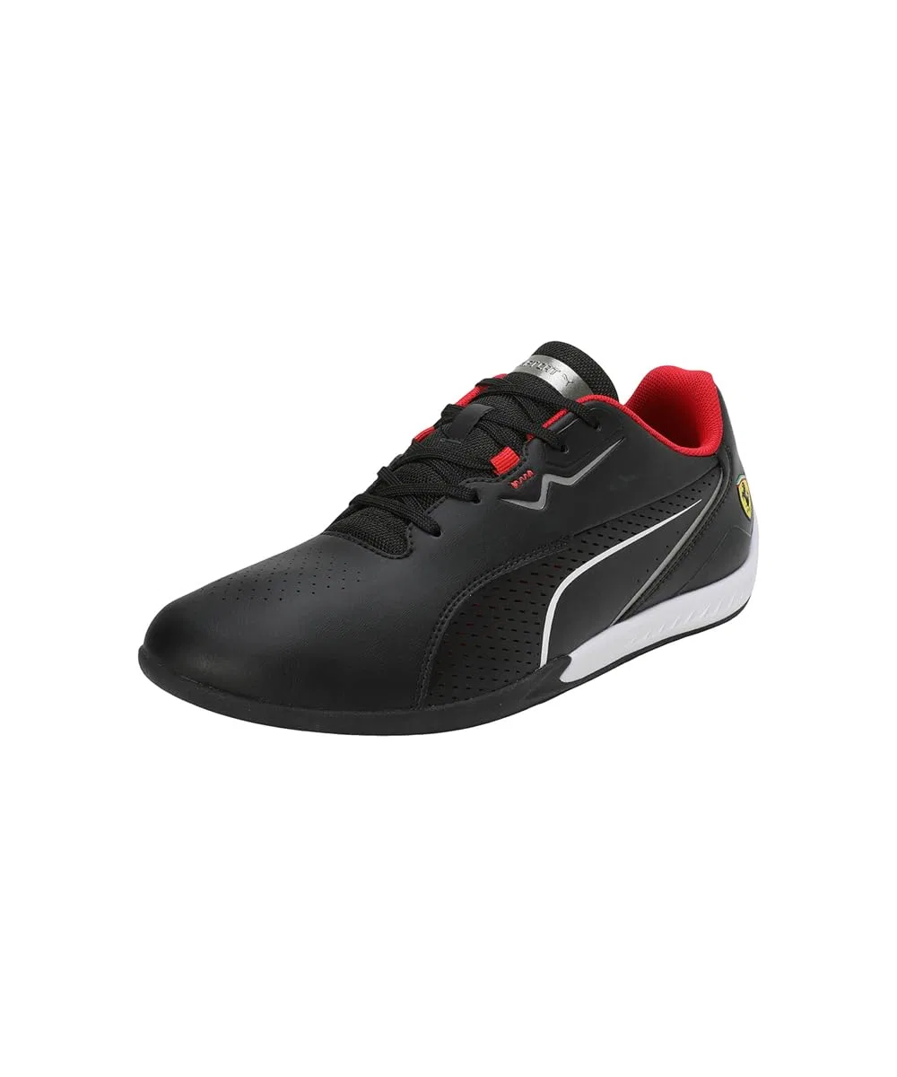 Детские кроссовки для мальчиков с закрытой шнуровкой Ferrari Drift Cat 11 PUMA PUMA Black Red Racing