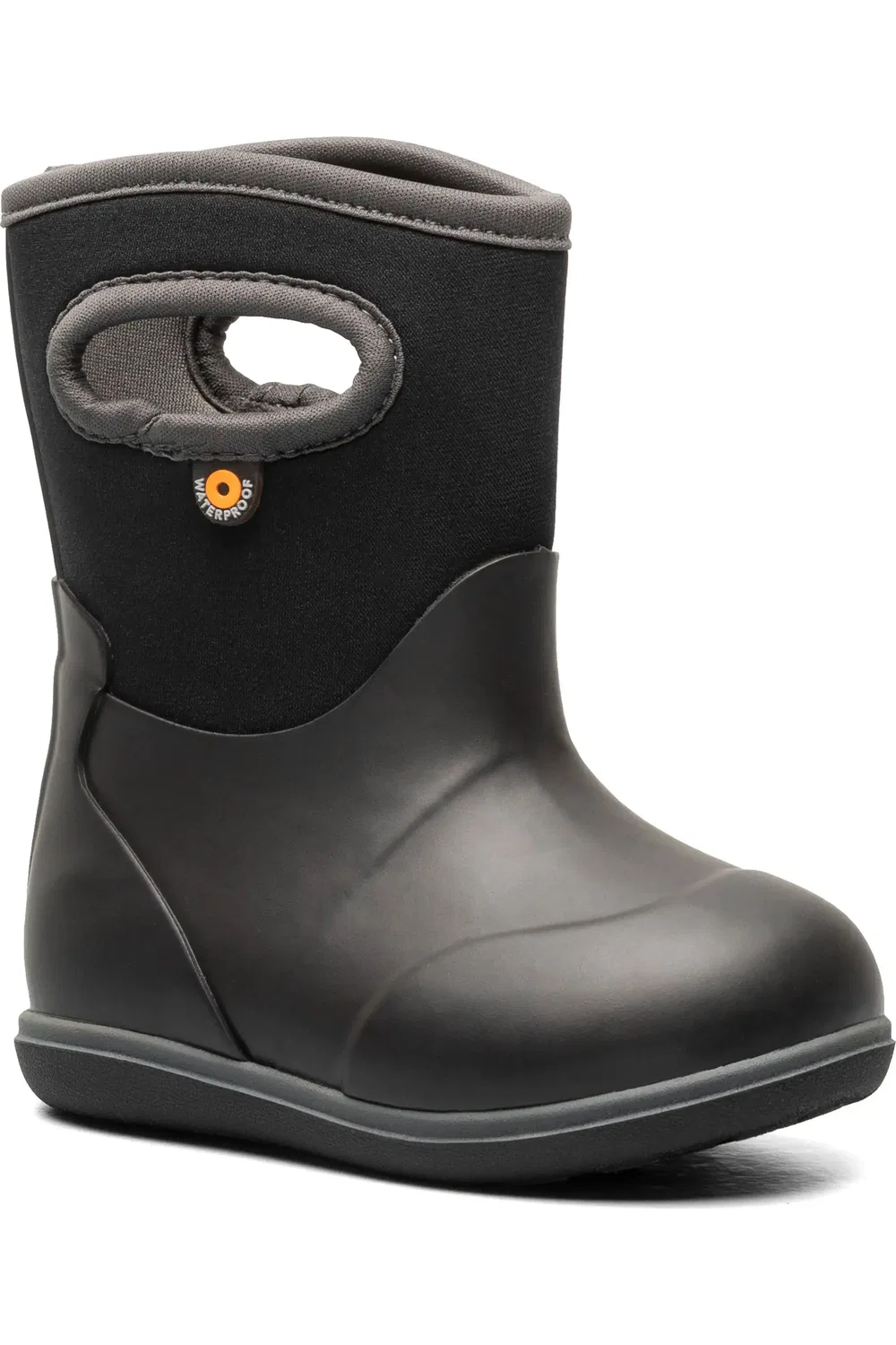 Детские резиновые сапоги водонепроницаемые Classic Solid Bogs, черный