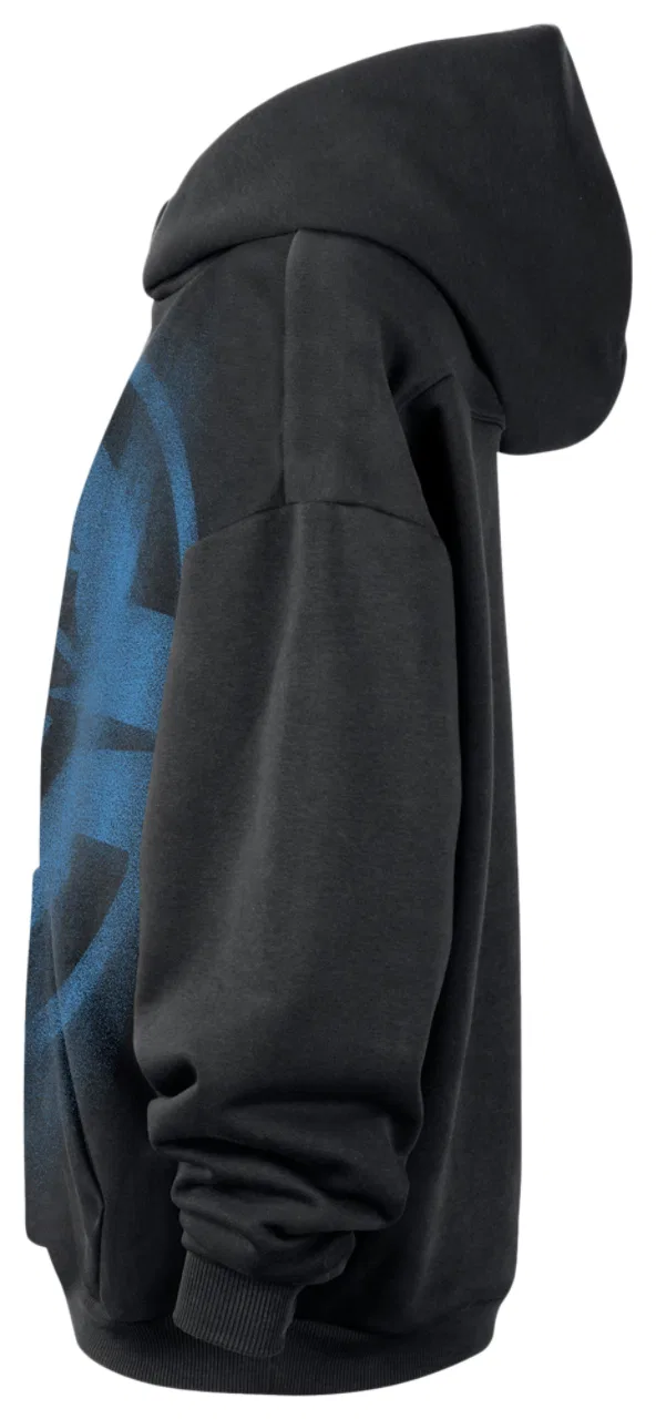 Мужская толстовка с технологией Therma-FIT Clippers Basketball Icon Hoodie Nike, черно-белый — фото 3