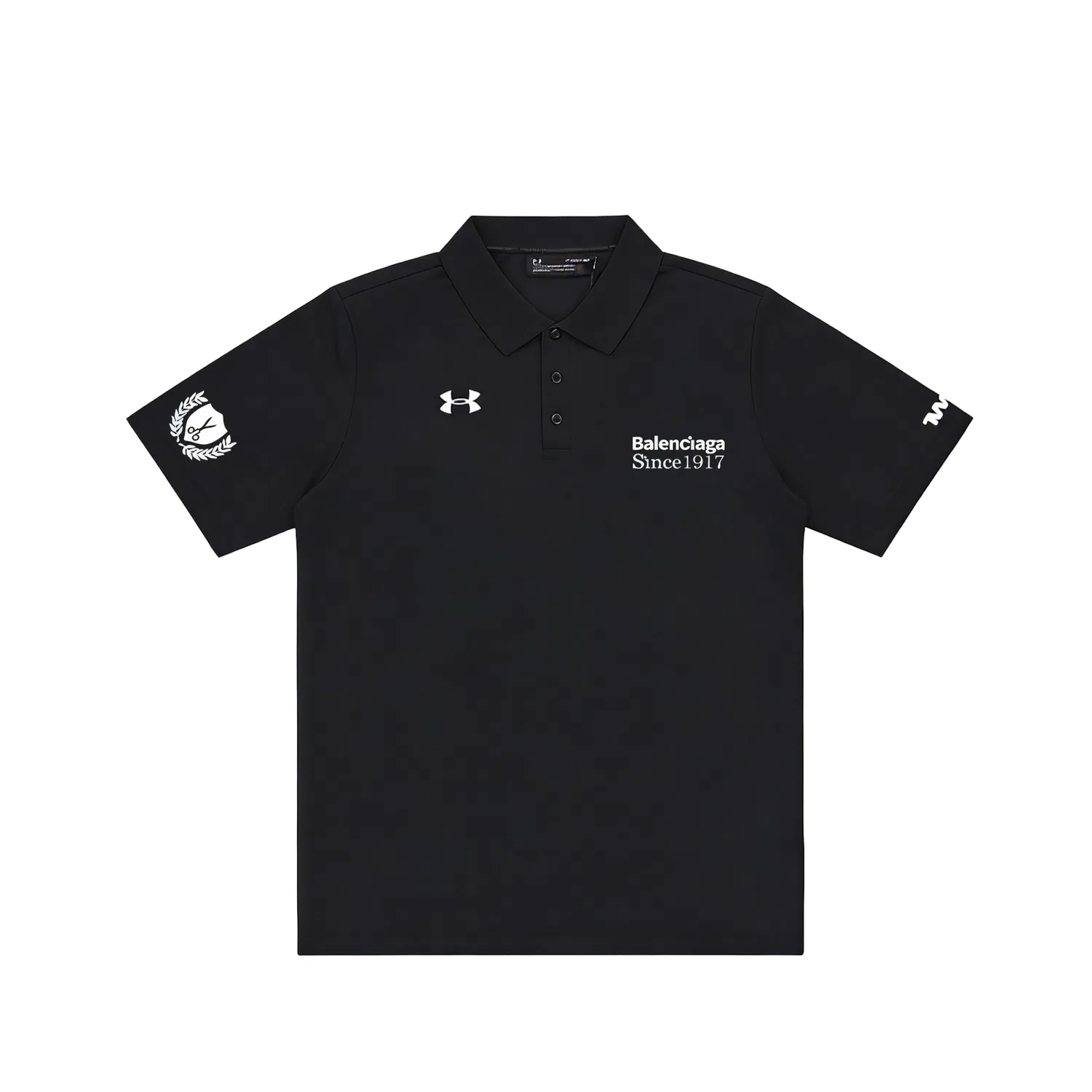 Детское поло с воротником Black Under Armour