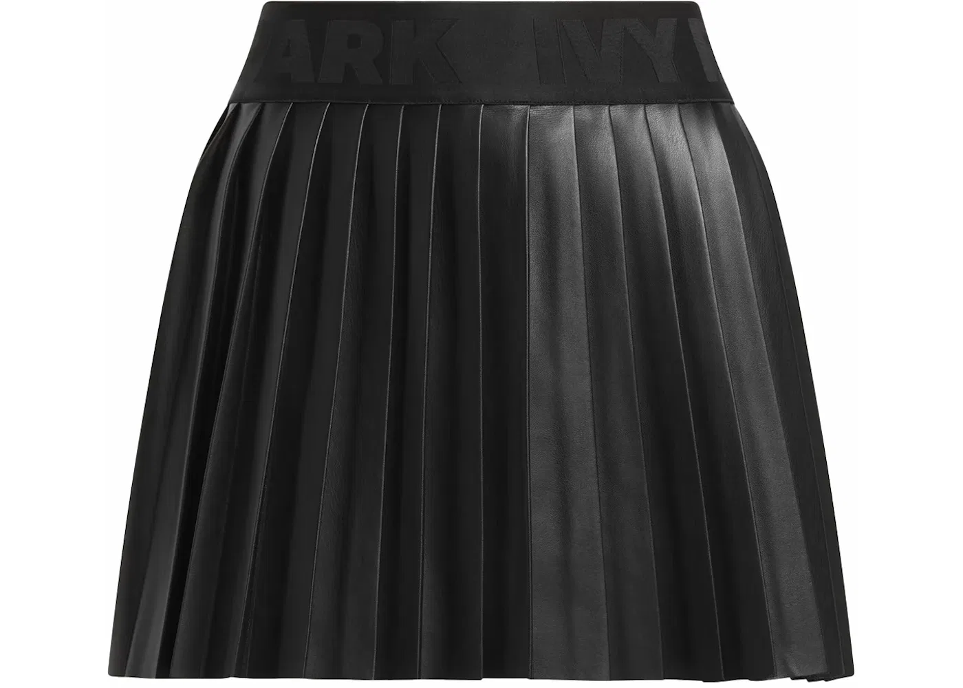 Женская мини-юбка плиссе из кожи Ivy Park Adidas, Black