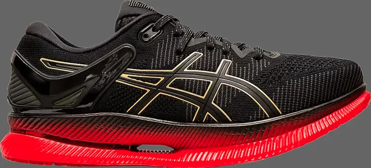 

Кроссовки metaride 'black red' Asics, черный