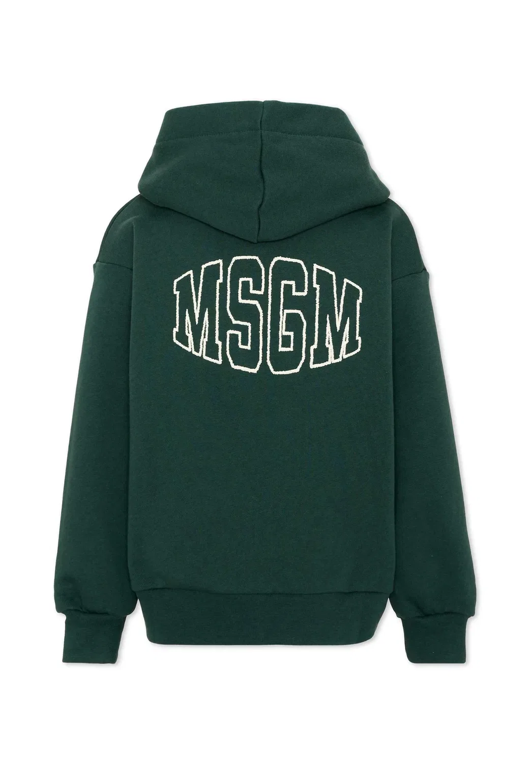 Толстовка унисекс Felpa на молнии Msgm, Green — фото 2