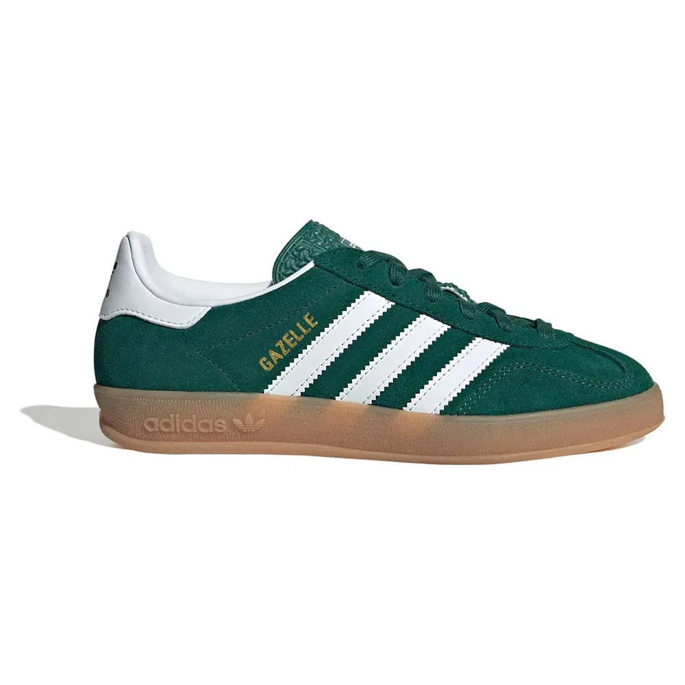 Кроссовки Gazelle Indoor Adidas Originals, зеленый