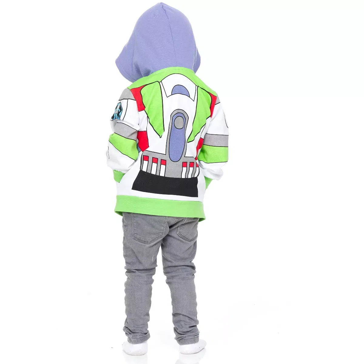 Детское худи с принтом Toy Story Buzz Lightyear Disney, Green — фото 4