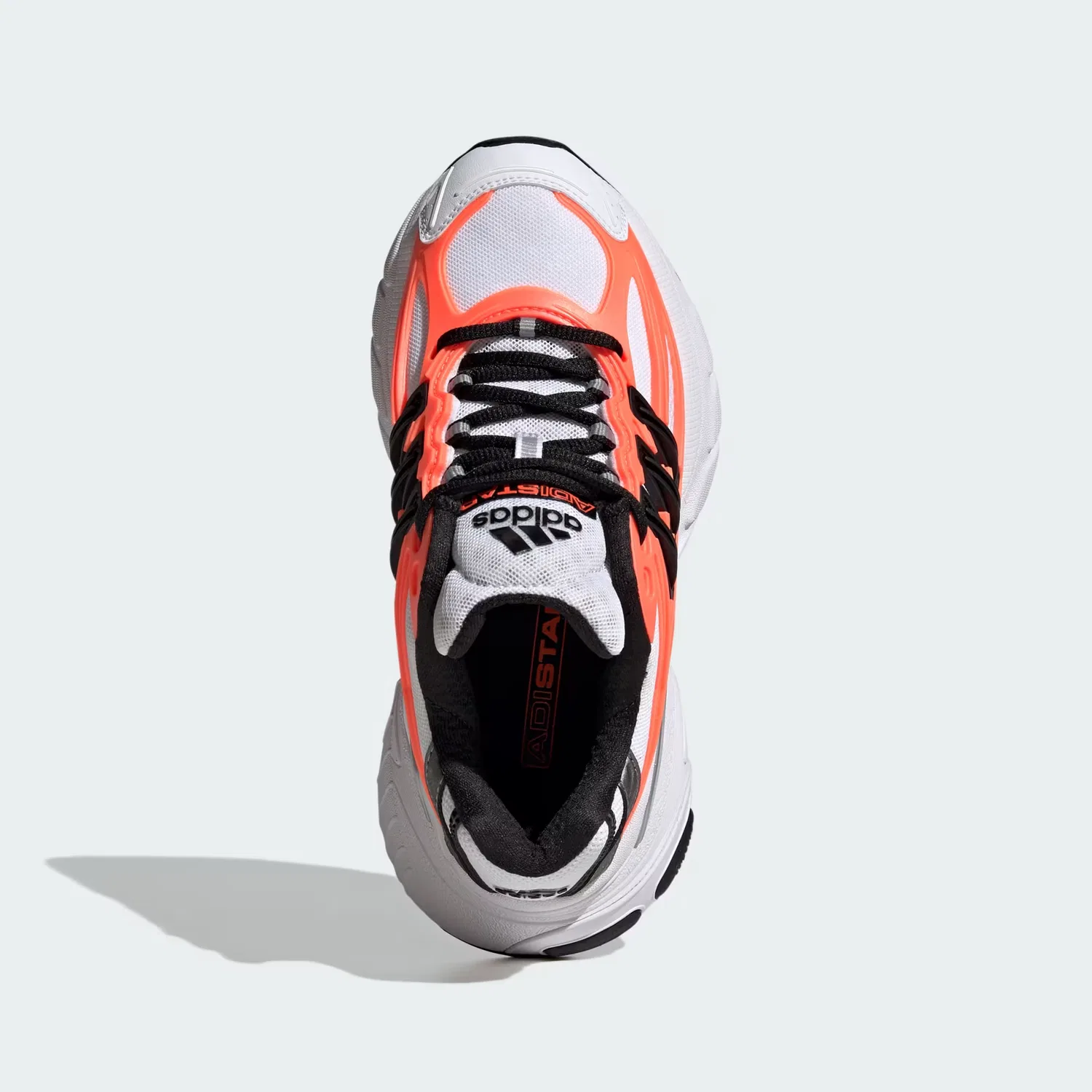 Детские кроссовки с крупным формованным каркасом Adistar XLG 2.0 Adidas Originals, облачно-белый/черный/солнечно-оранжевый — фото 2