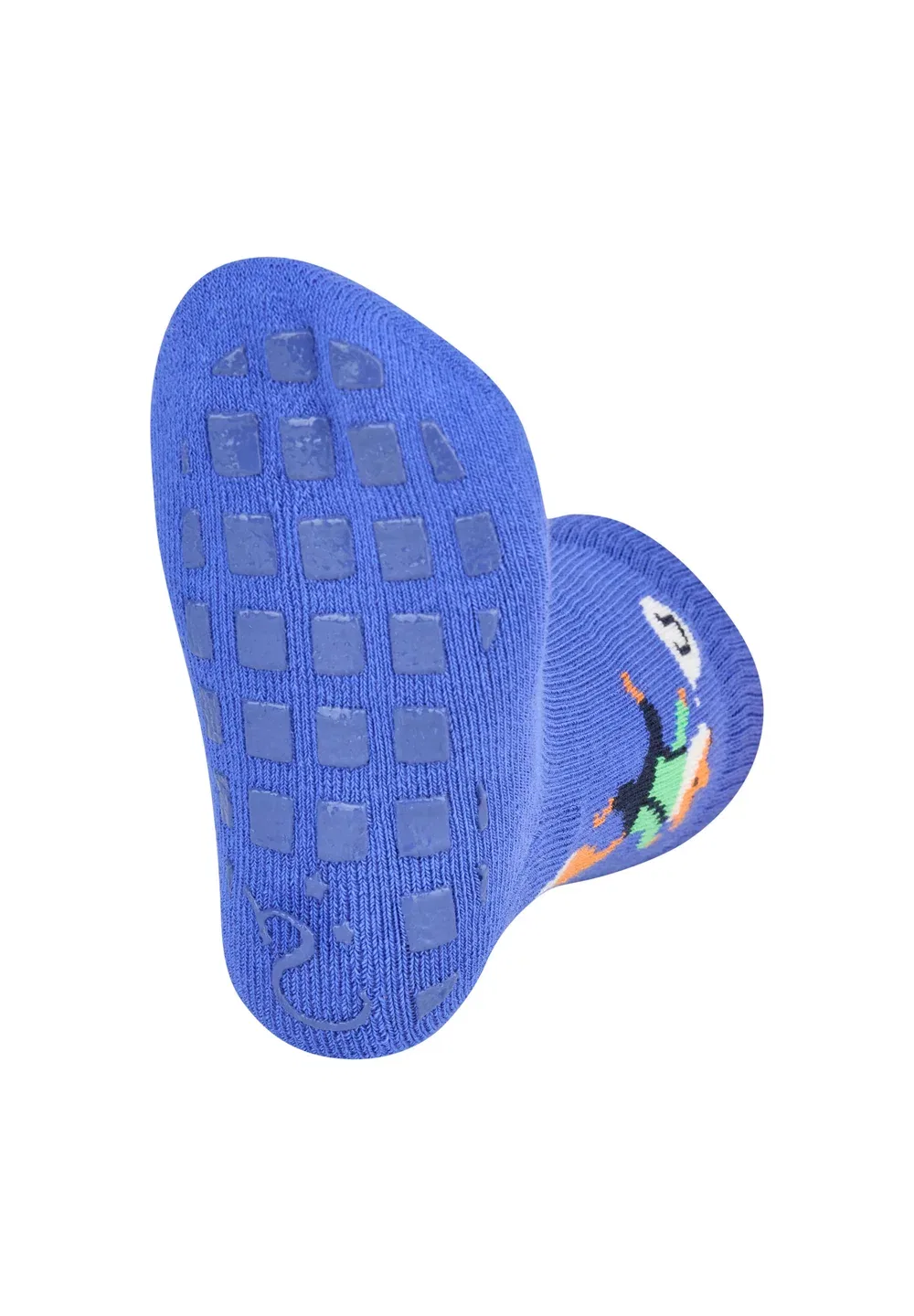 Набор из 2 комплектов Abs Socken Fuchs und Ringel mit Innenfrottee im Sohlenbereich - носки Sterntaler, Kobaltblau — фото 4