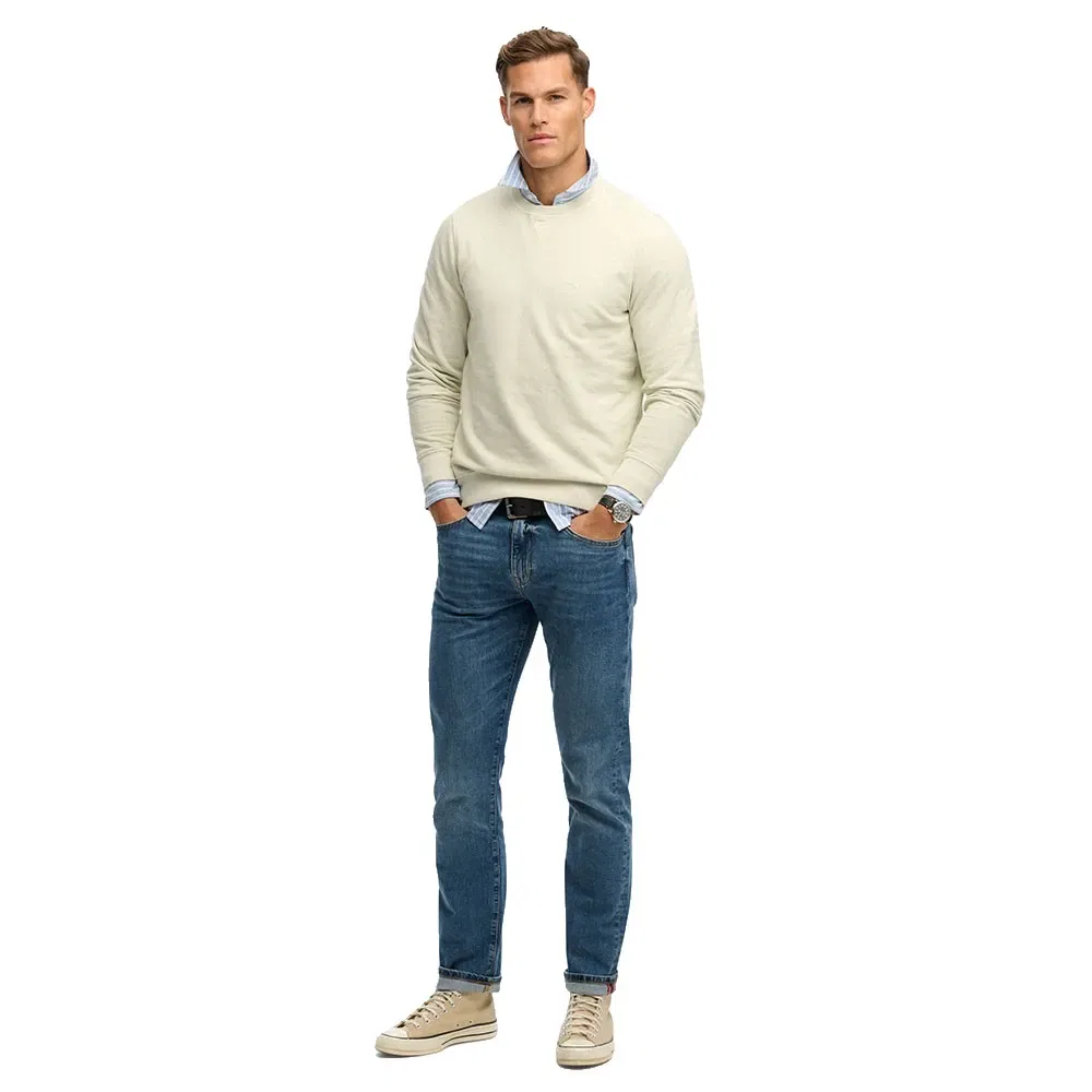 Мужской свитшот с длинным рукавом Classic Essential Superdry, Yellow — фото 4