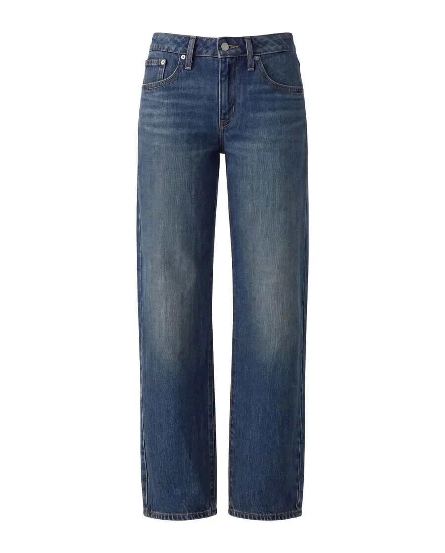 Джинсы LEVI'S Regular 'SUPERLOW STRAIGHT' темно-синего цвета