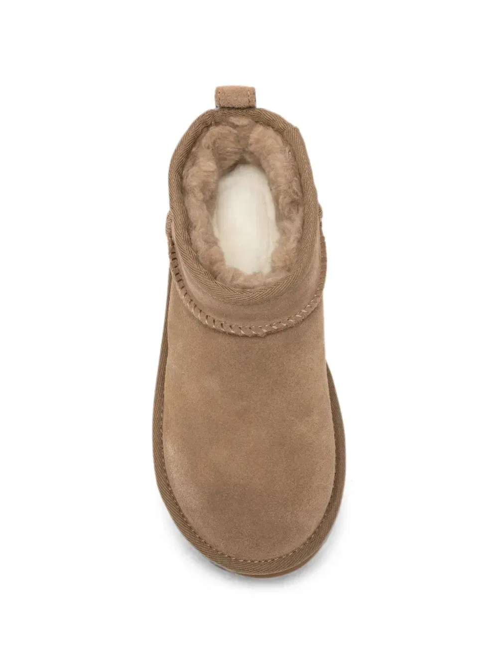 Классические ультрамини-ботинки с круглым носком Ugg Kids, коричневый — фото 3