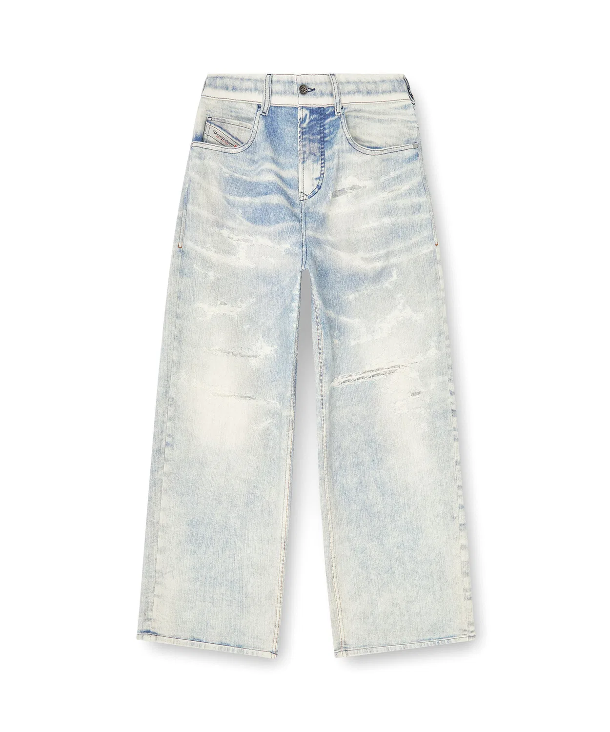 Мужские джинсы-джоггеры с принтом 2097 D-ENIM-M-BW JOGG DIESEL, Indigo Blue