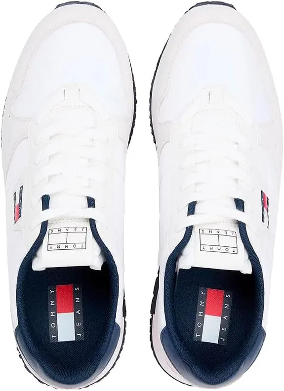 Мужские низкие кроссовки Tommy Jeans TJM Eva Runner Leather Em0em01649, Blue Rwb — фото 4
