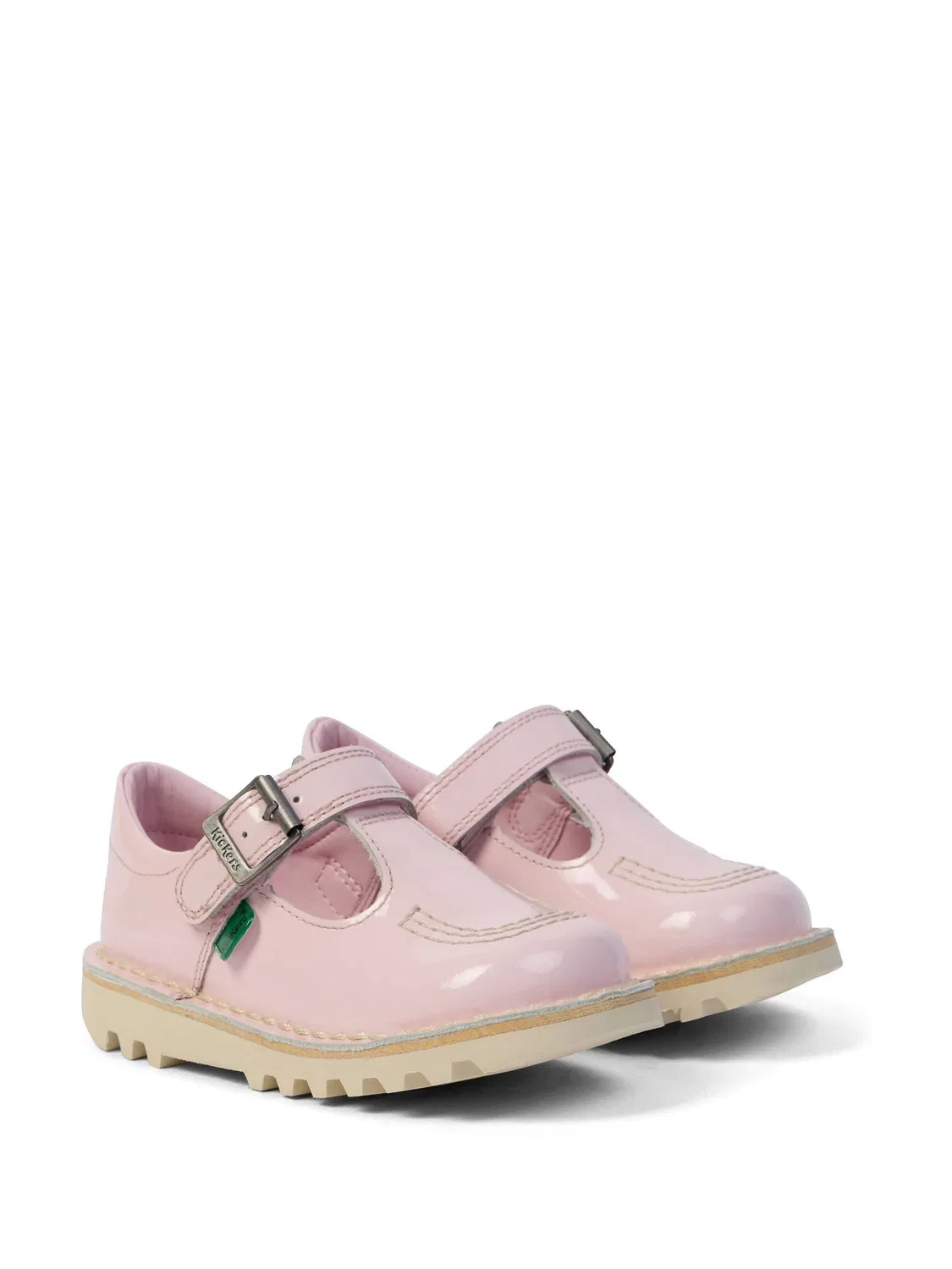 Туфли T Bar с пряжкой Kickers, розовый