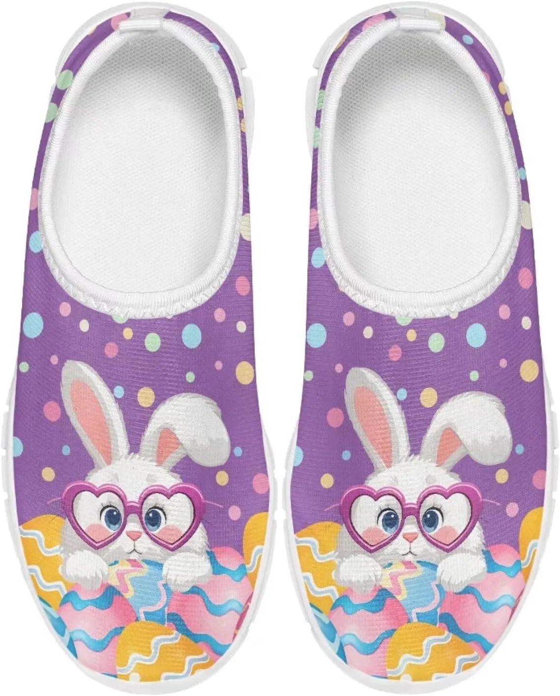 Детские кроссовки для девочек с сетчатым верхом TODIYADDU, Eyeglasses Bunny