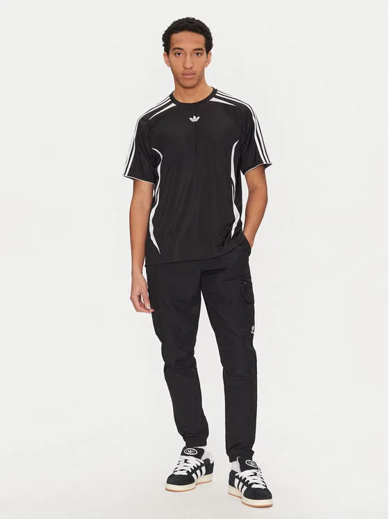 Футболка loose fit adicolor Teamgeist Adidas, черный — фото 2