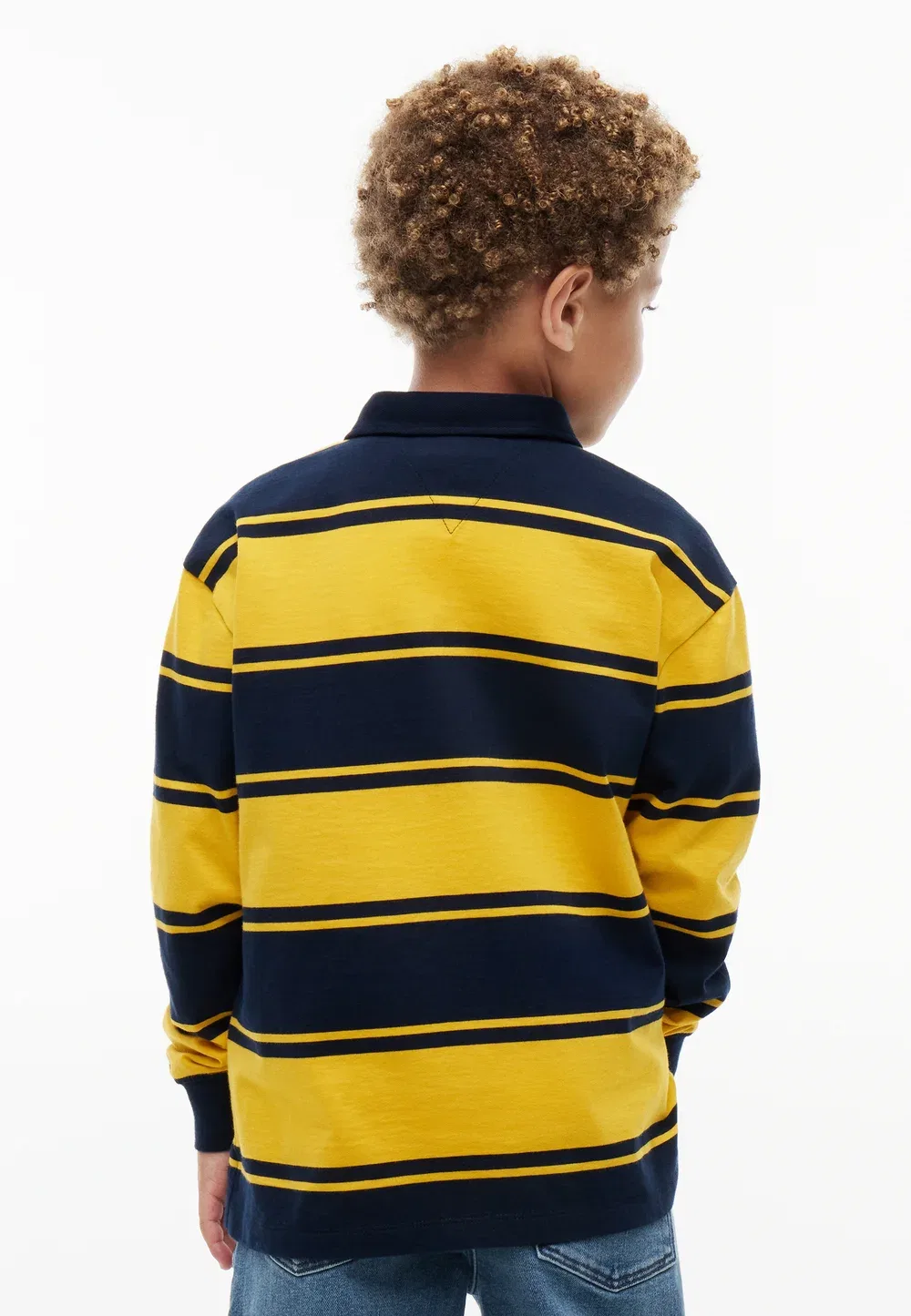Регбийная рубашка-поло - поло-рубашка Tommy Hilfiger, Dark Blue — фото 3