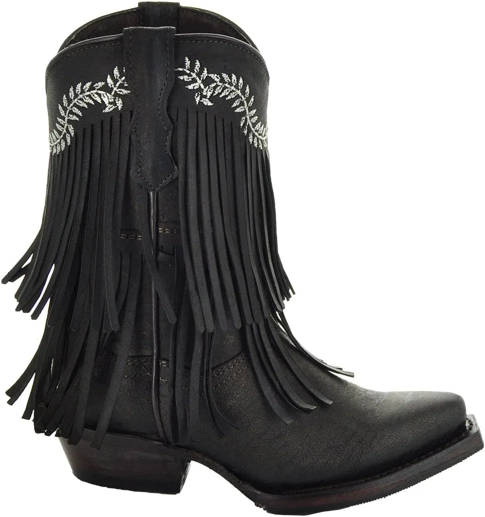 Детские сапоги для девочек с бахромой K3006 Soto Boots, Brown — фото 4