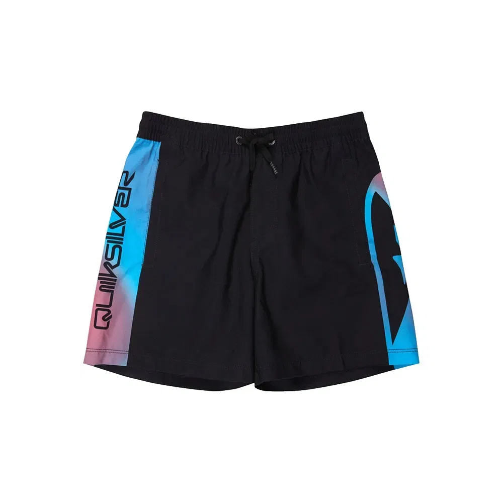 Детские плавки для мальчиков с водоотталкивающей пропиткой Everyday Holmes Volley Quiksilver, Black — фото 3