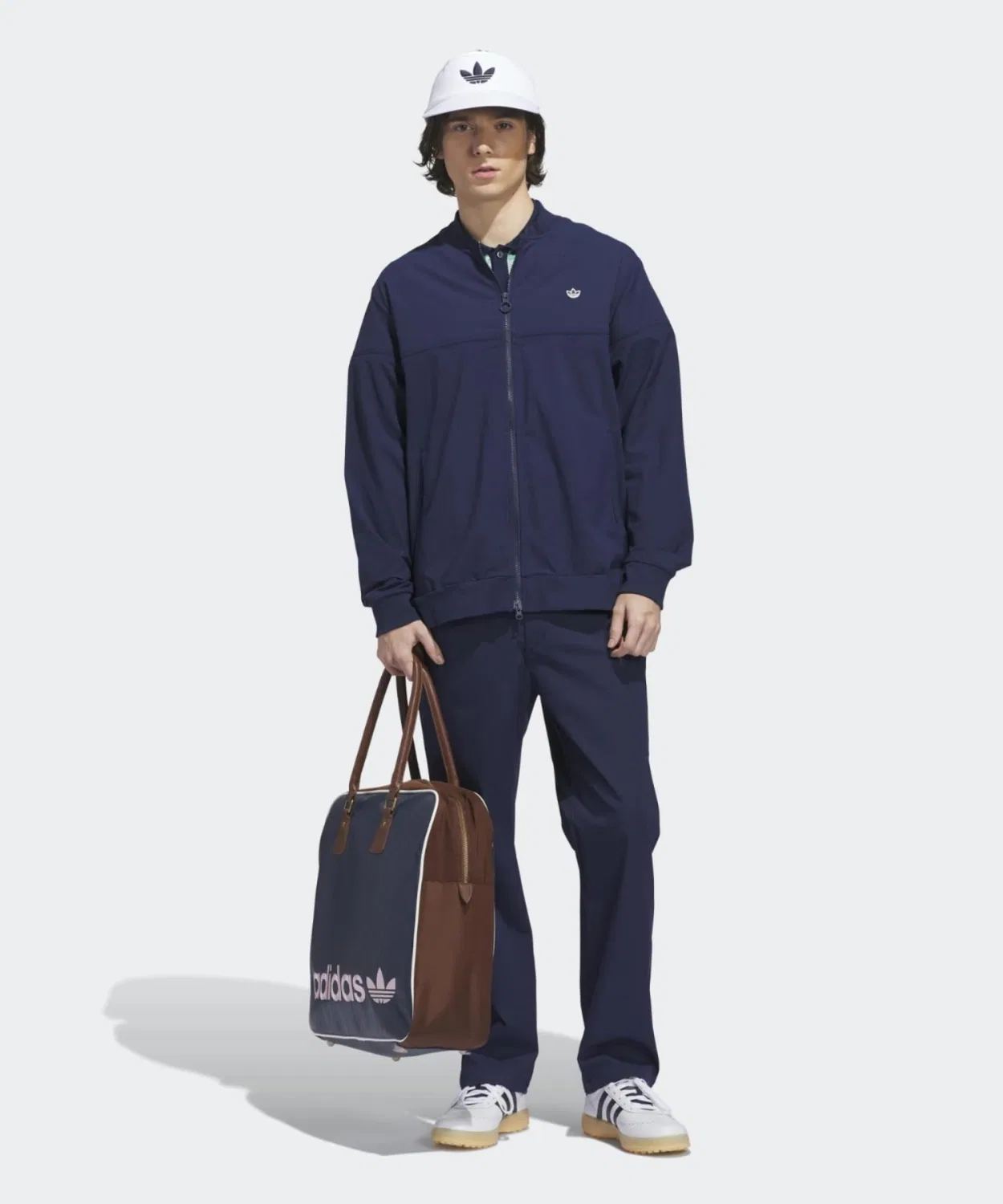 Мужские брюки с застежкой на молнию Twisted Weave Adidas, Синий — фото 4