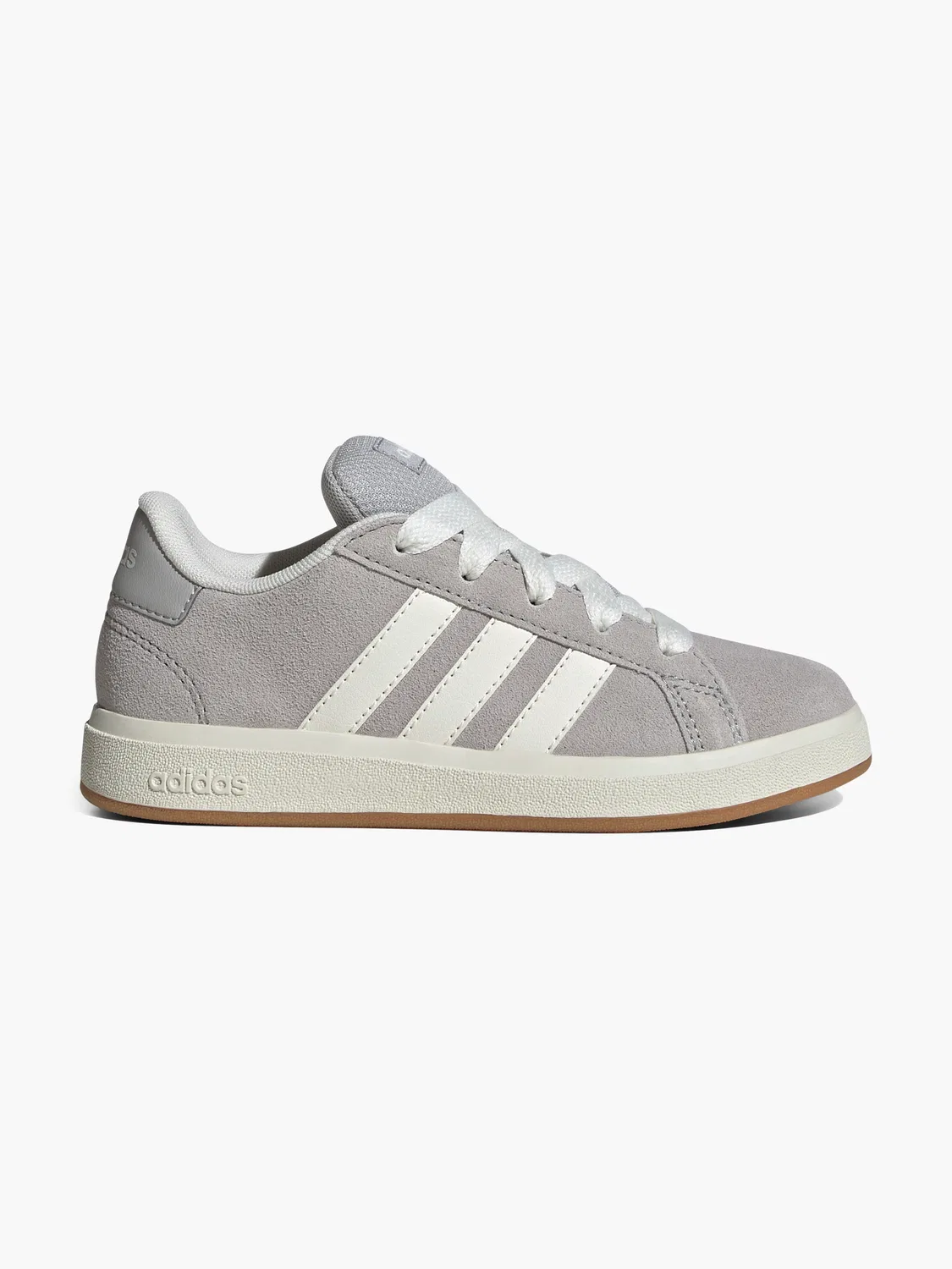 Детские кроссовки с классическим дизайном Adidas Grand Court 00S K, серый