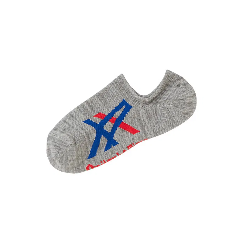 Детские носки-невидимки с принтом Heather Gray Onitsuka Tiger, Heather Gray