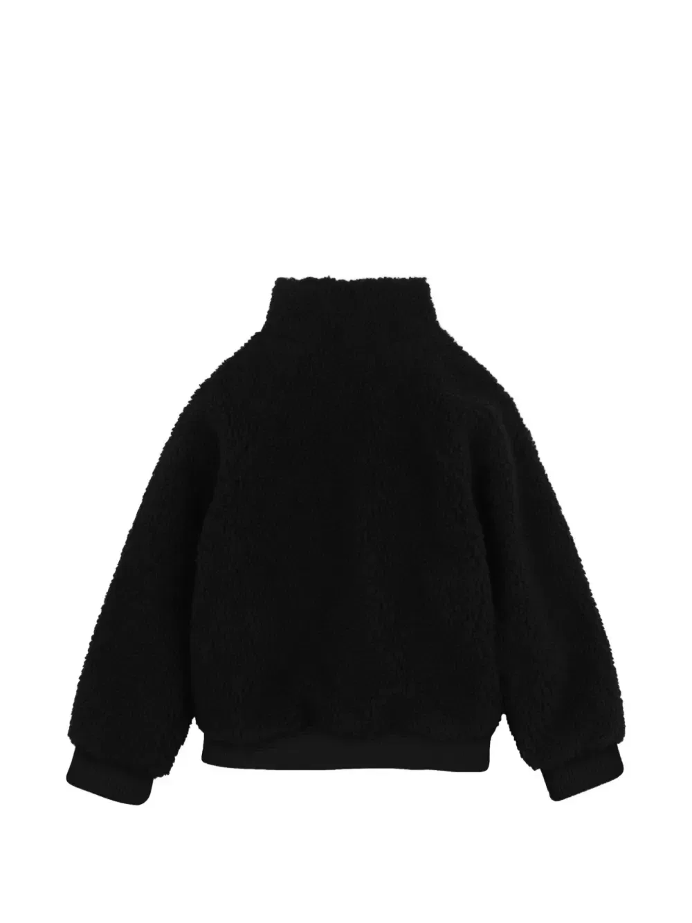 Флисовая куртка с нашивкой-логотипом Kenzo Kids, черный — фото 2