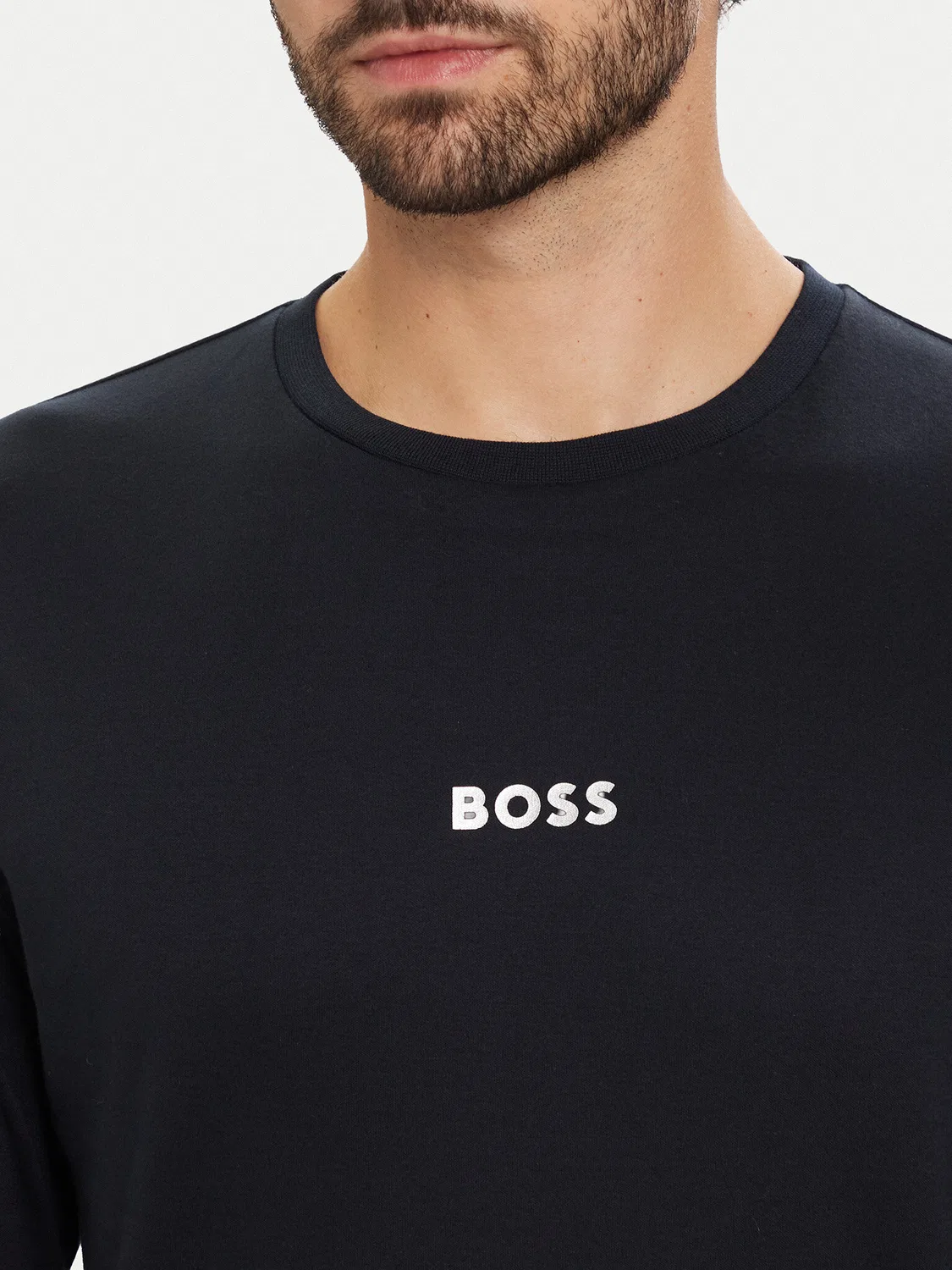 Мужская пижама стандартного кроя Xmas Boss, темно-синий — фото 3