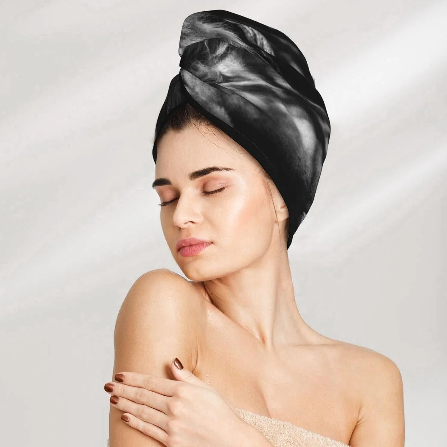 Шапочка для душа Microfiber, Xzeit, Черный — фото 2