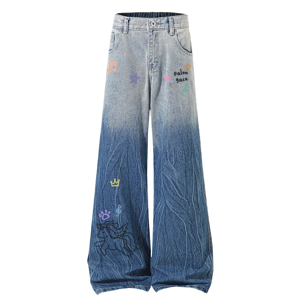 Детские джинсы с клешем Moderate Flared, PAL ONGACO, Blue