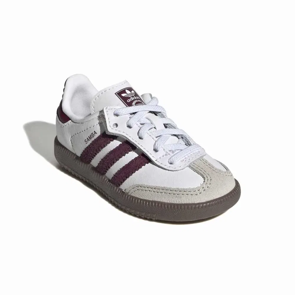 Кеды Samba OG с эластичной шнуровкой Adidas Originals, белый — фото 2