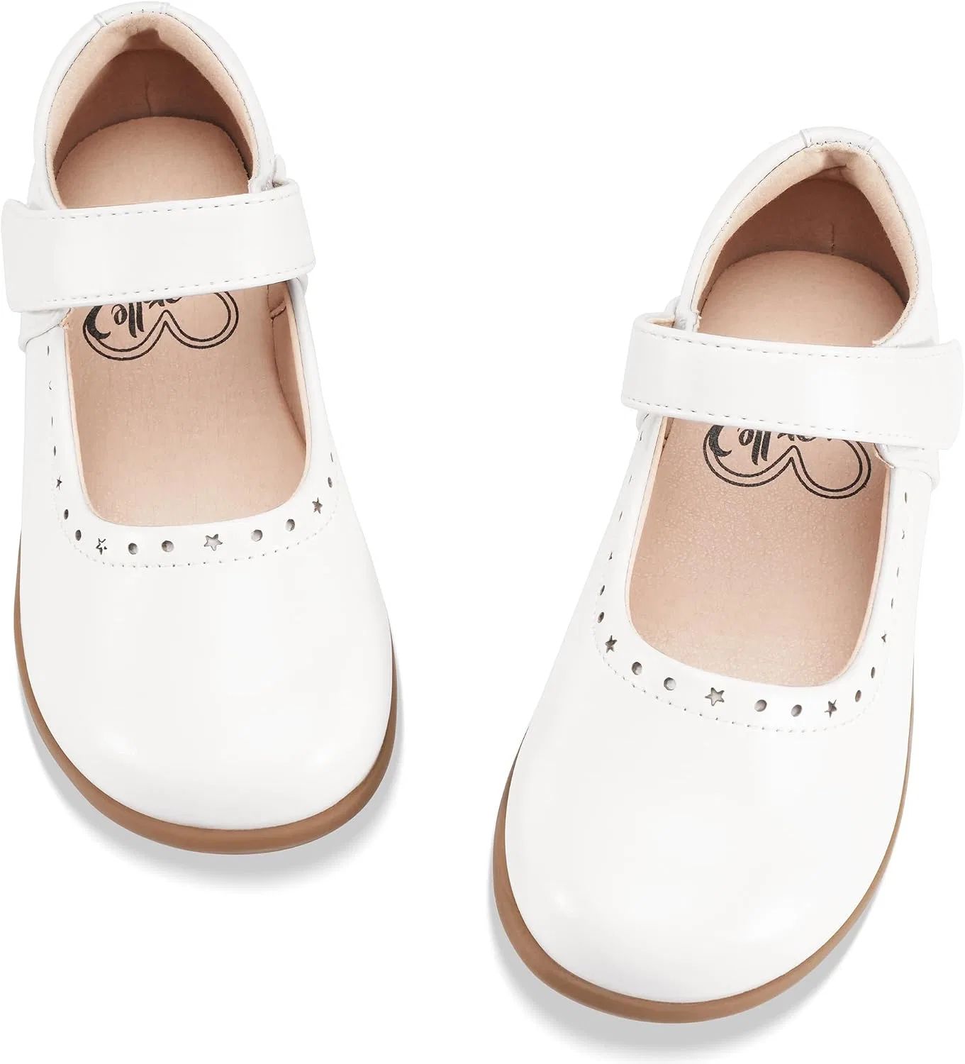 Детские туфли Мэри Джейн для девочек Stelle, White