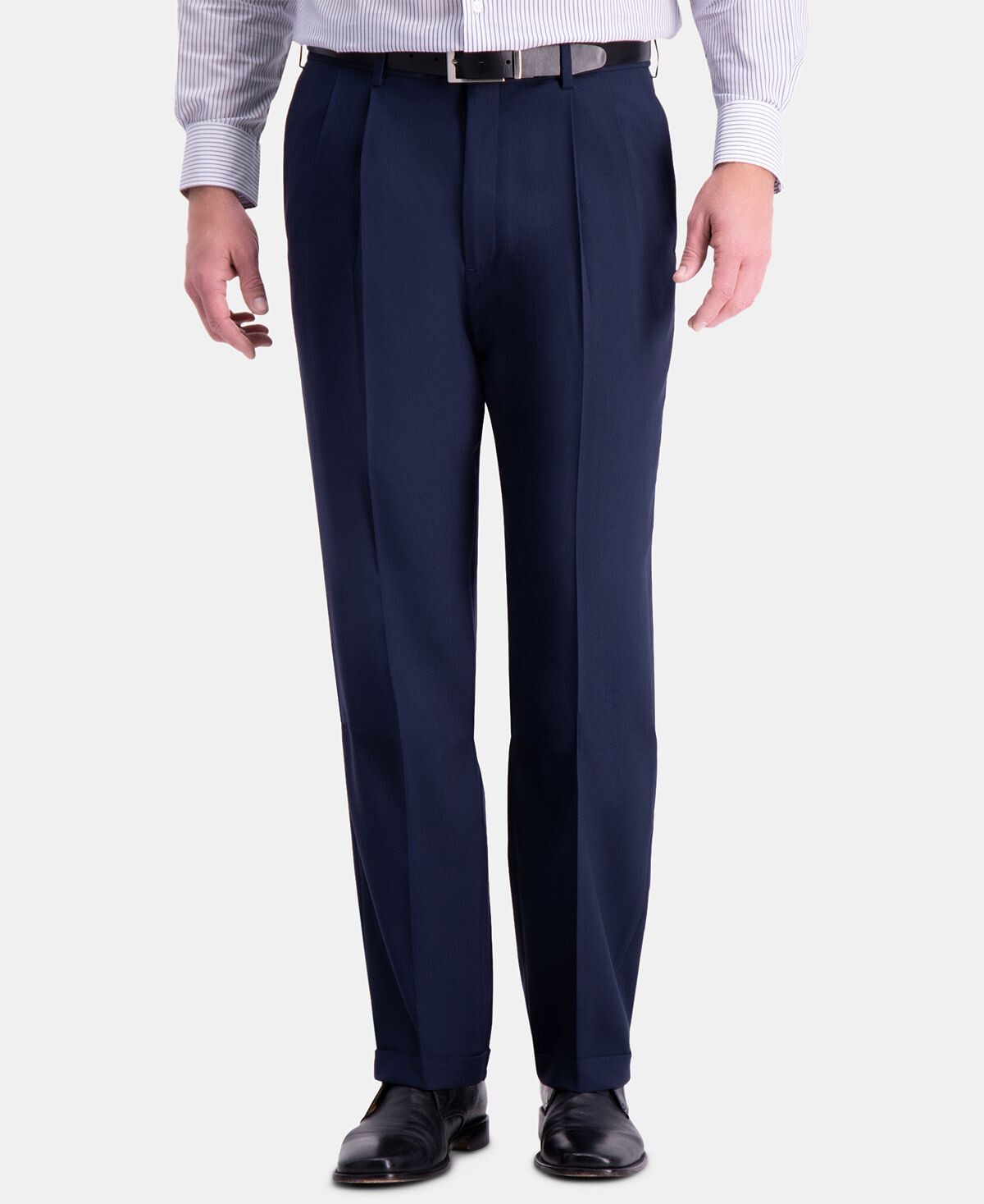 

Мужские однотонные плиссированные классические брюки премиум-класса comfort stretch classic-fit Haggar, Черный, Мужские однотонные плиссированные классические брюки премиум-класса comfort stretch classic-fit Haggar