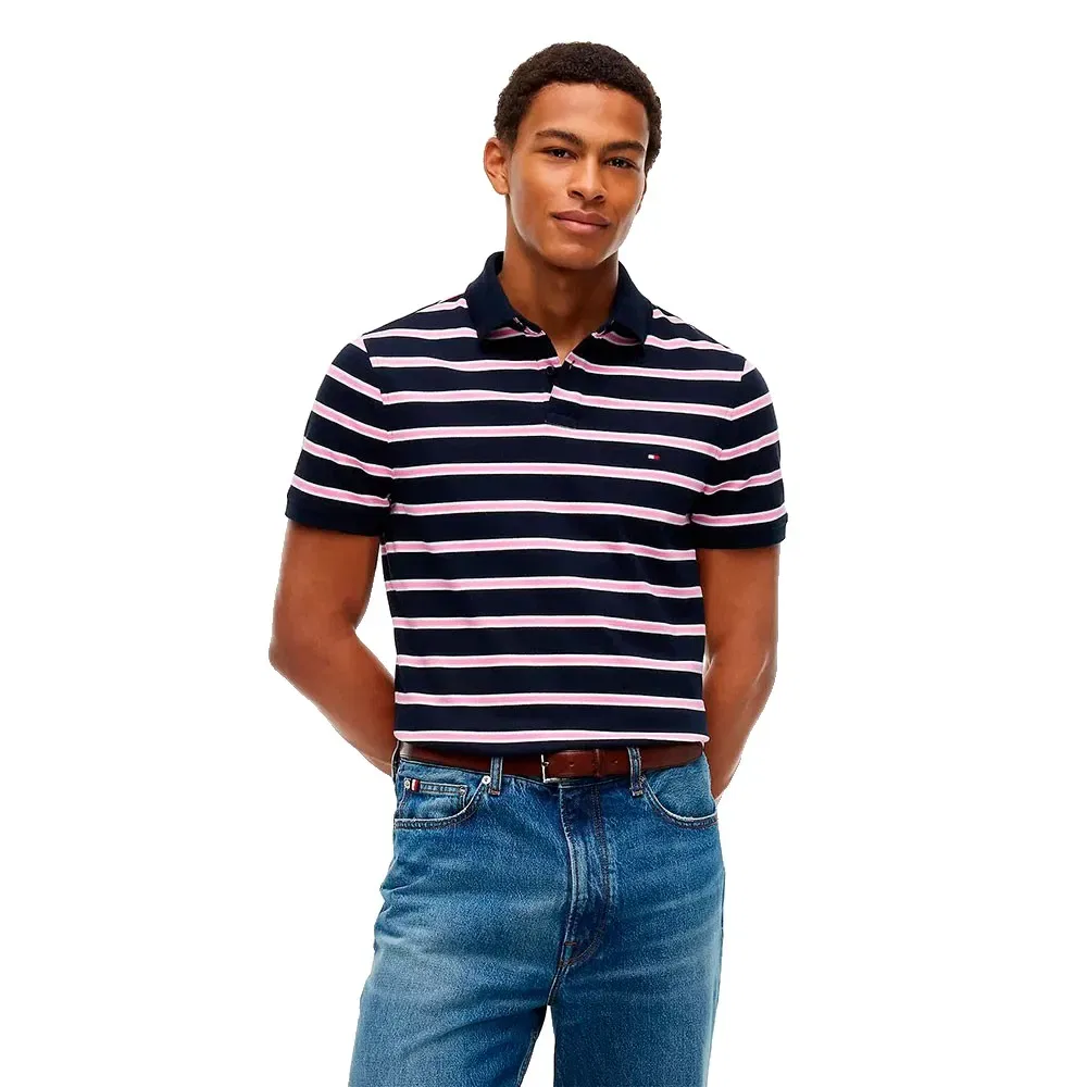 Мужское поло с коротким рукавом 1985 Regular Fit Tommy hilfiger, Blue