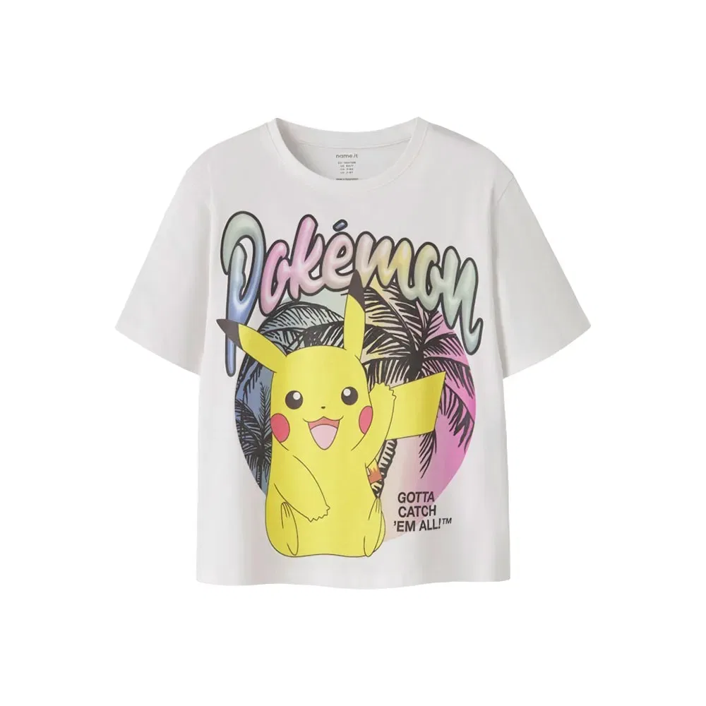 Футболка с коротким рукавом Pokemon Name It, белый