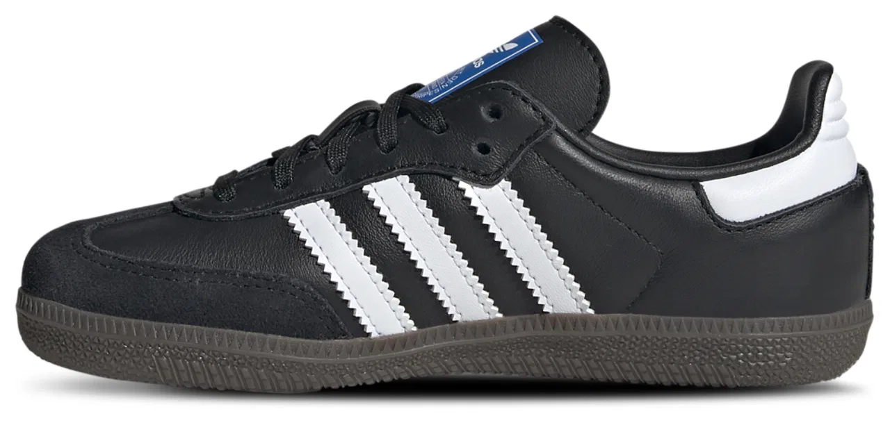 Кроссовки для мальчиков Samba Adidas, цвет Core Black/White — фото 2