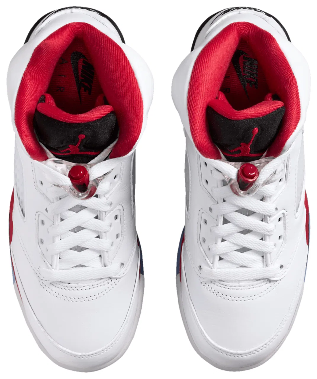 Кроссовки для мальчиков Air 5 Retro OG Jordan, цвет Black/Fire Red/White — фото 4