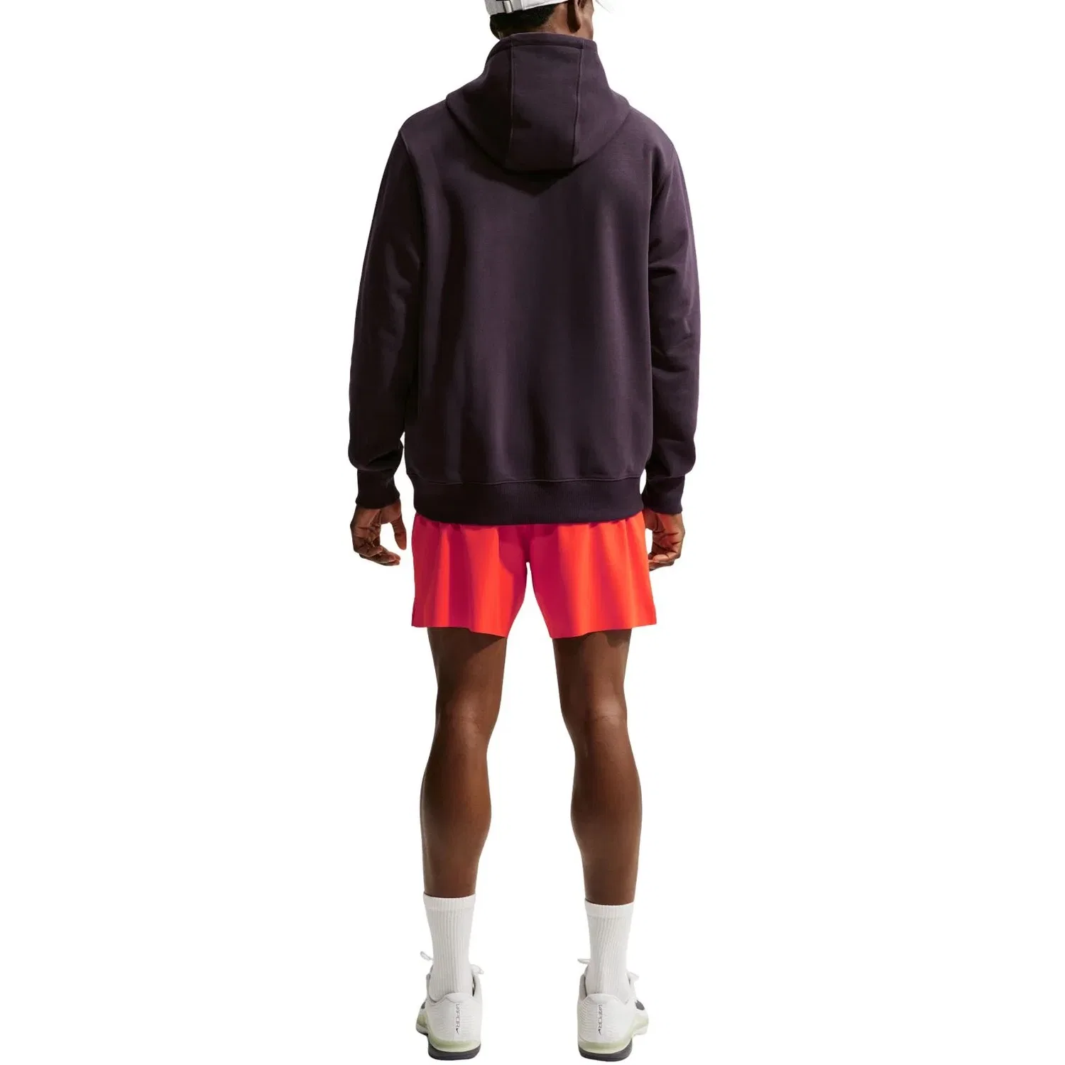 Мужское худи с длинным рукавом Nike Court Slam Dri-FIT Fleece, цвет Burgundy — фото 4