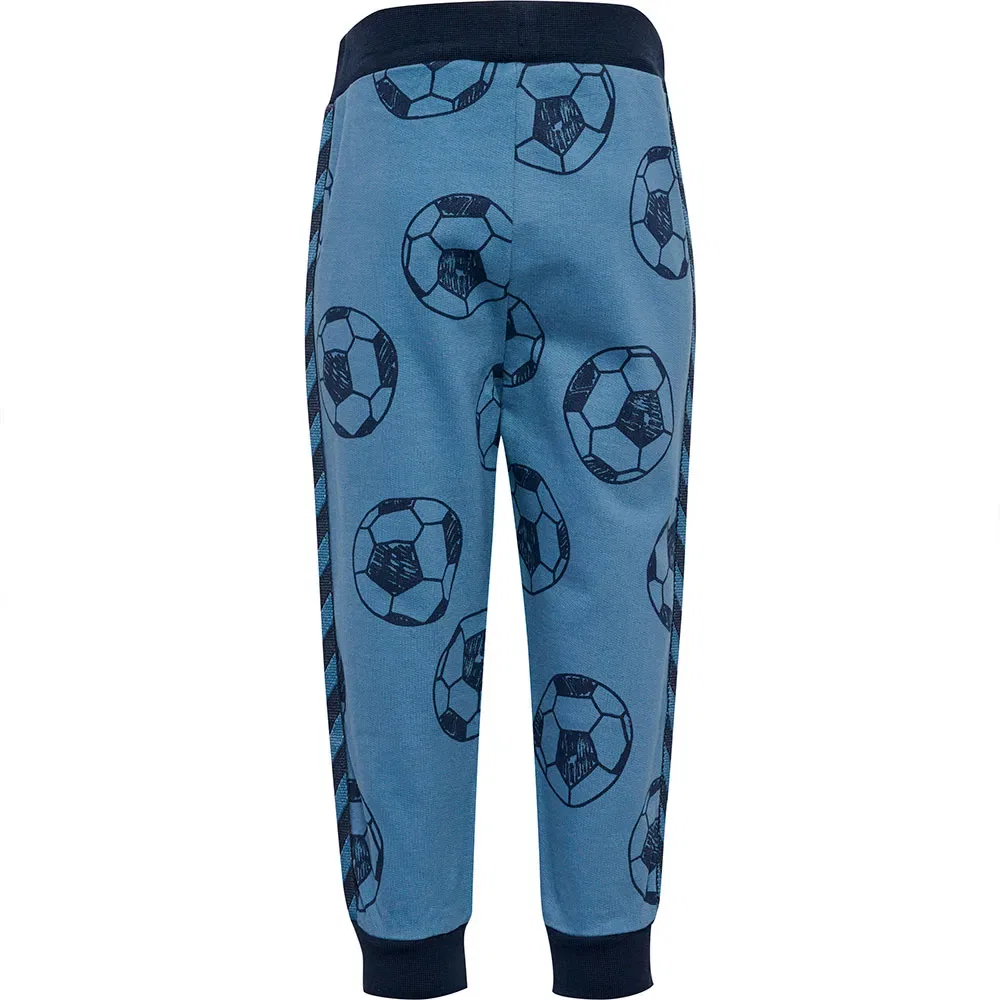 Детские спортивные брюки для мальчиков с принтом Ball Hummel, Blue — фото 2