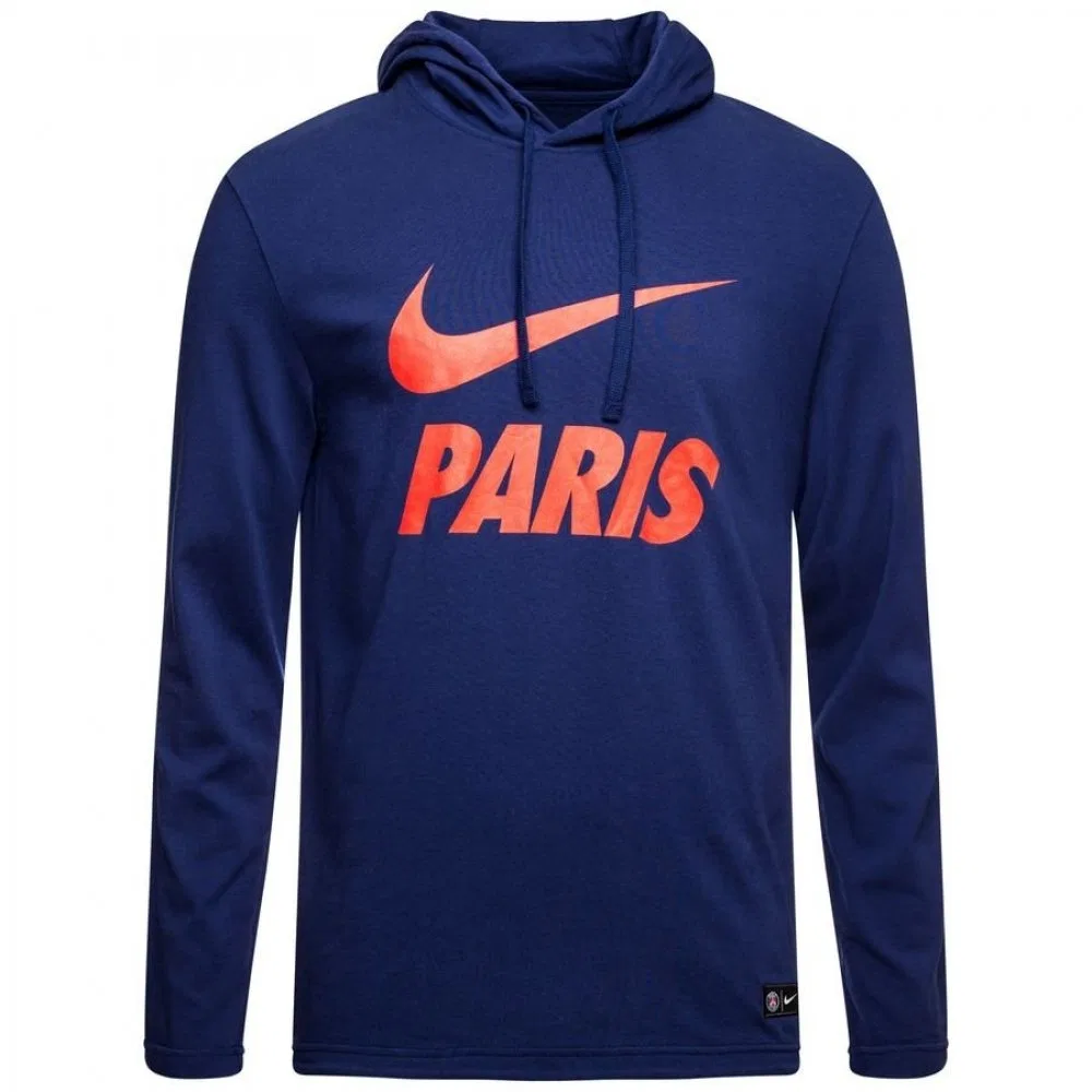 Мужская куртка с длинным рукавом Paris Saint Germain NIKE, Black Loyal Blue Challenge Red