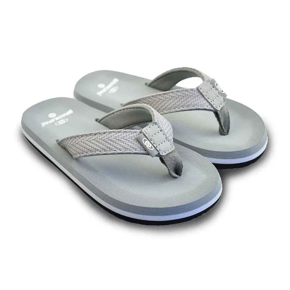 Детские вьетнамки для девочек с мягкими ремешками Puff Brasileras, Grey