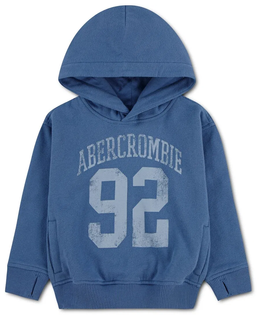 Детский свитшот-худи с длинным рукавом, с принтом 92 abercrombie kids, Blue