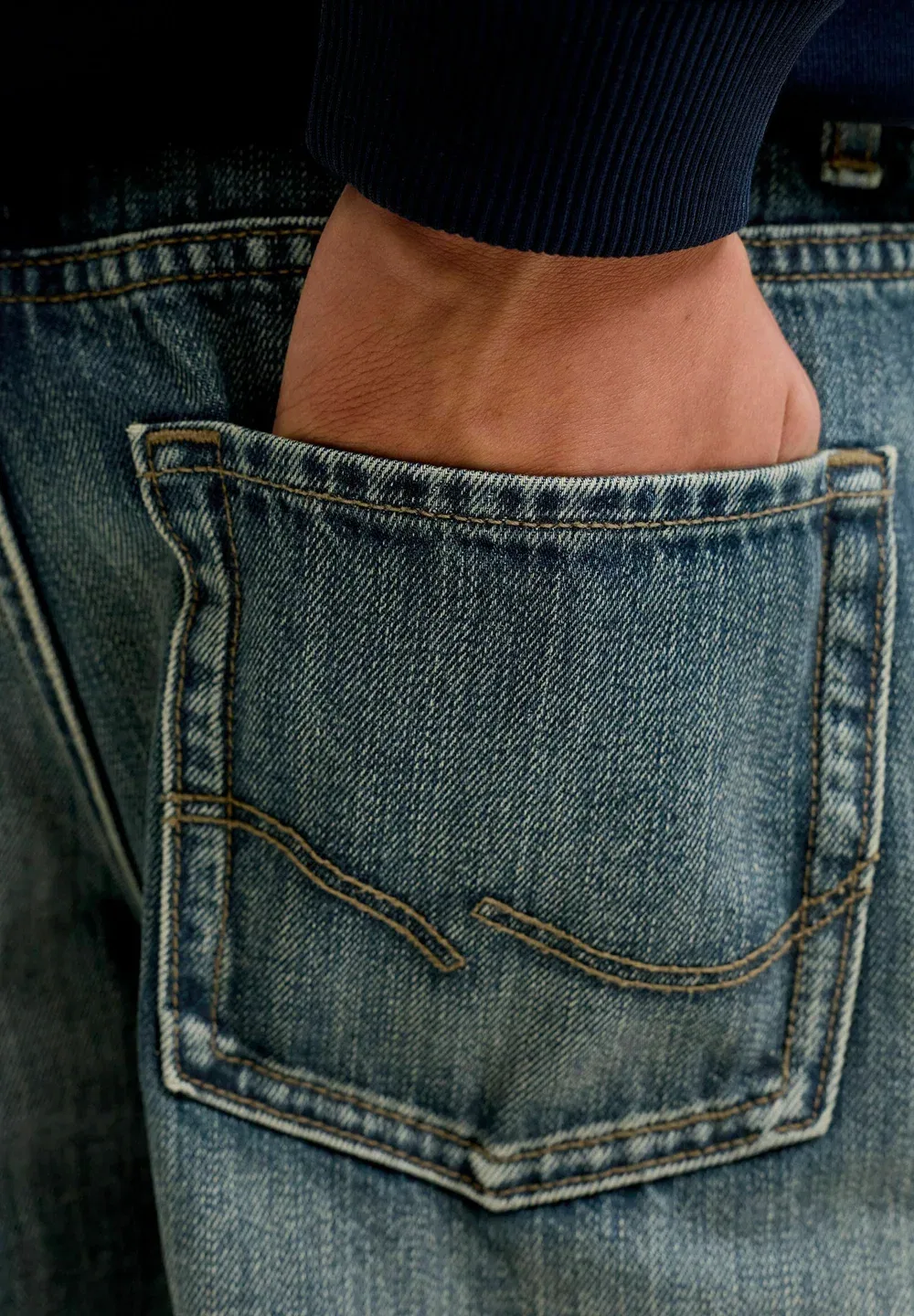 Джинсы свободного кроя Jack & Jones Junior, Blue Denim — фото 4