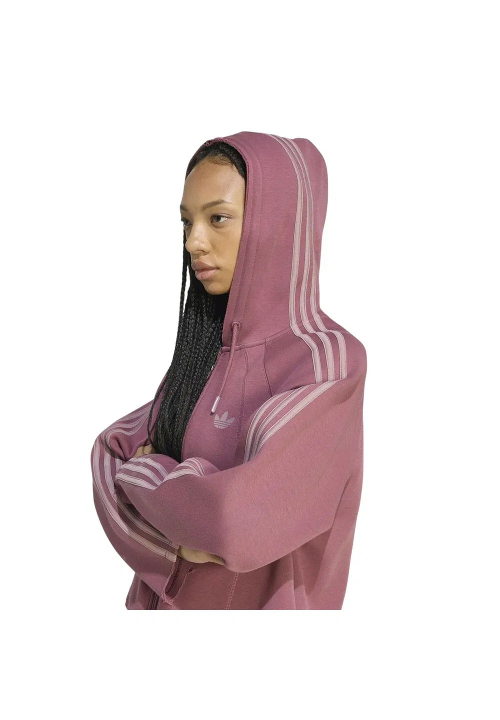 Толстовка Sst 2.0 c с капюшоном и застежкой-молнией Adidas Originals, Viola — фото 4