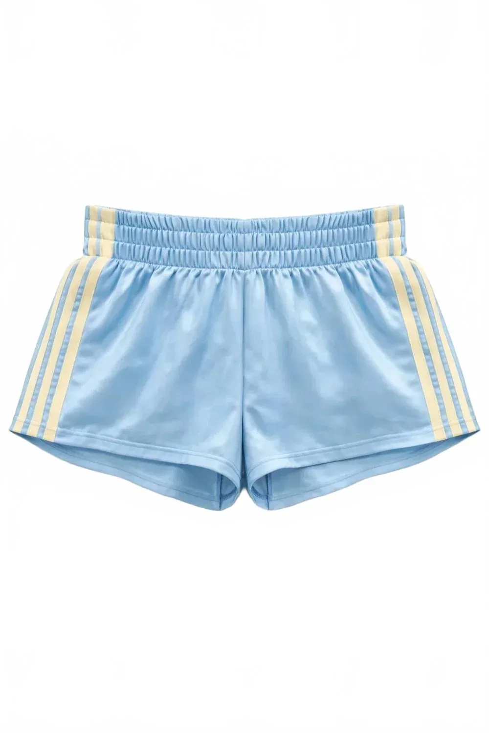 Детские шорты для девочек с полосатым принтом Jordyn KatieJnyc, Baby Blue/Butter
